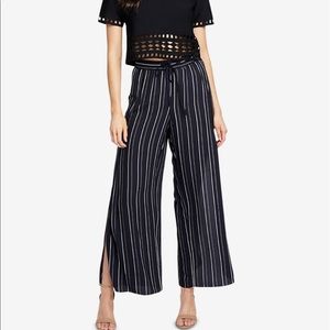 RACHEL Rachel Roy Striped Side-Slit Pants